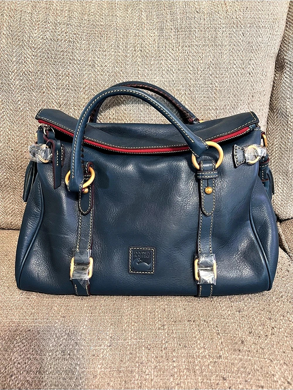 Dooney & Bourke Florentine Large Satchel in Denim